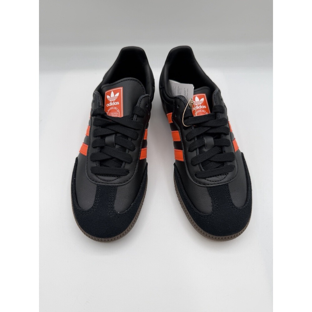 Adidas Samba OG, Men's 5, EU 37 1/3,Black-Impact Orange, Gum Sole, JR0910, NIB - Picture 2 of 16